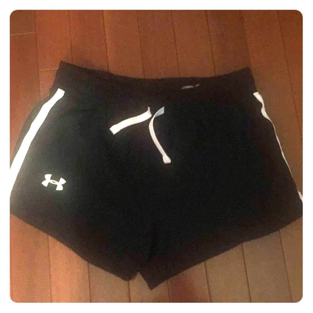 Black exercises shorts